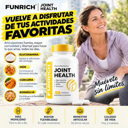 Funrich Joint Health | Vuelve a disfrutar cada movimiento
