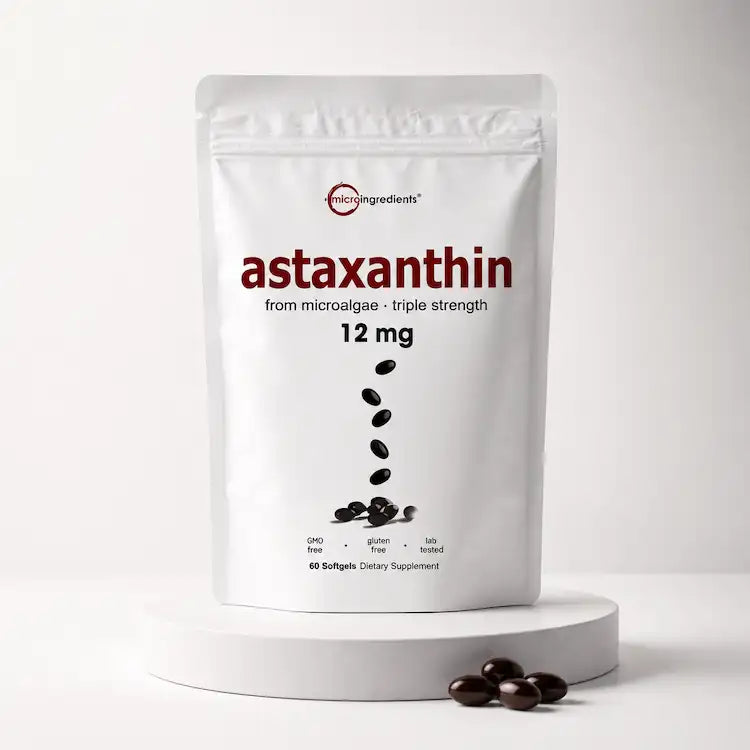 Astaxantina 12mg™ | Energía, protección celular y juventud desde adentro