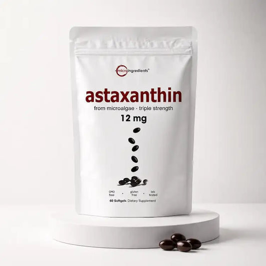 Astaxantina 12mg™ | Energía, protección celular y juventud desde adentro