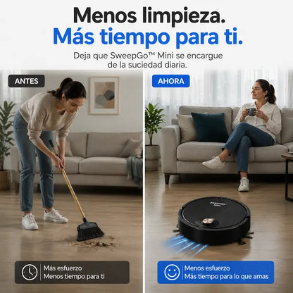 SweepGo™ Mini | Limpieza automática mientras tú disfrutas tu tiempo