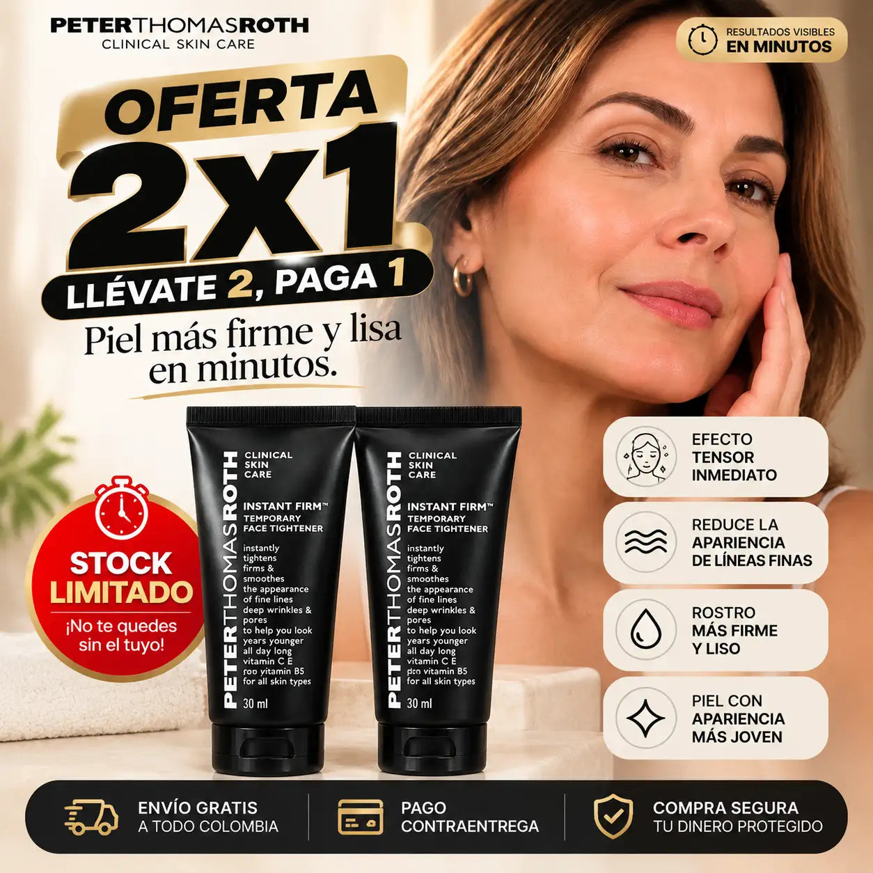 Peter Thomas Roth™ Instant FIRMx® | Tensor Facial Instantáneo 2x1
