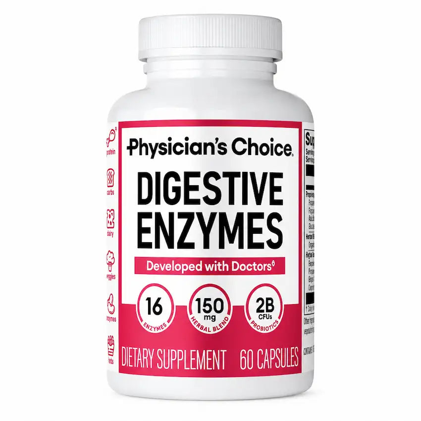 Digestive Enzymes™ | Digestión ligera, menos hinchazón y mejor absorción de nutrientes todos los días