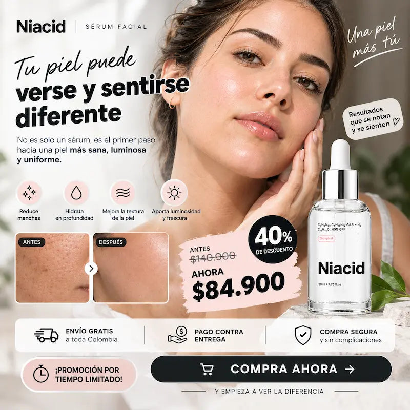 Niacid Serum 30 Ml | Reduce Manchas y Poros Visibles
