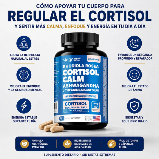 Cortisol Calm™ | Calma mental, enfoque y equilibrio para días de alto estrés